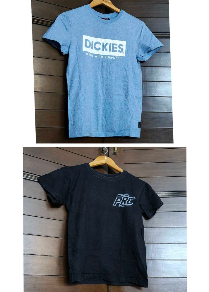 Ser Of 2 Women Printed Cotton Casual Tshirt