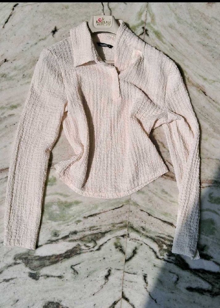 Zudio Textured Crop Top