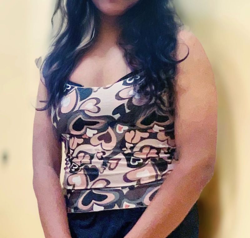 Sleeveless Crop top 🤎🤎