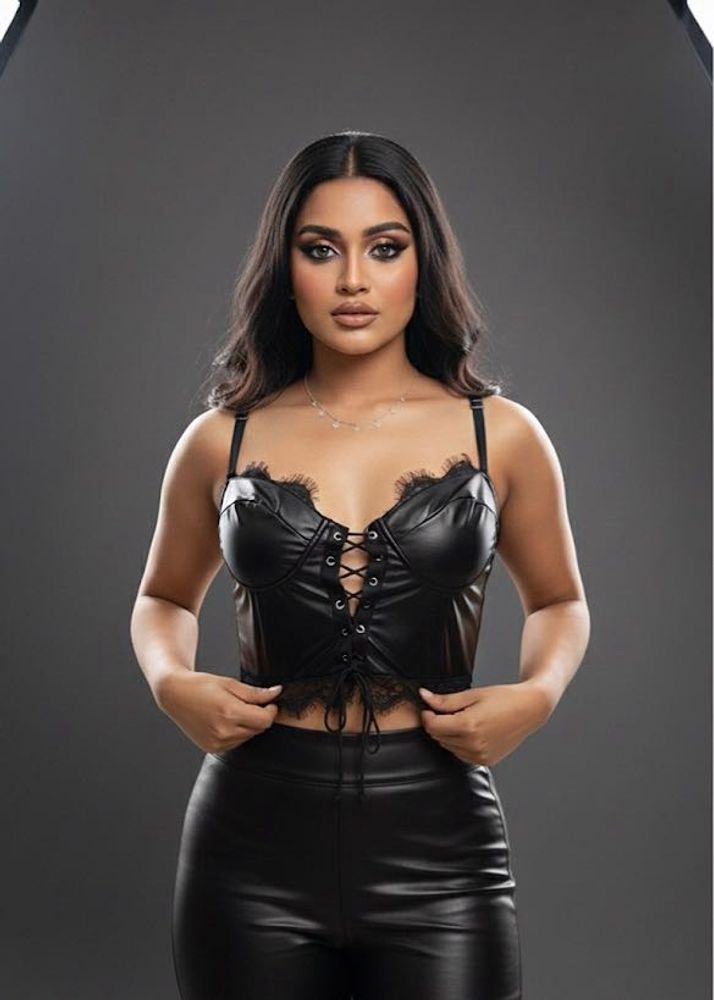 Lace-Up Corset Top Offer