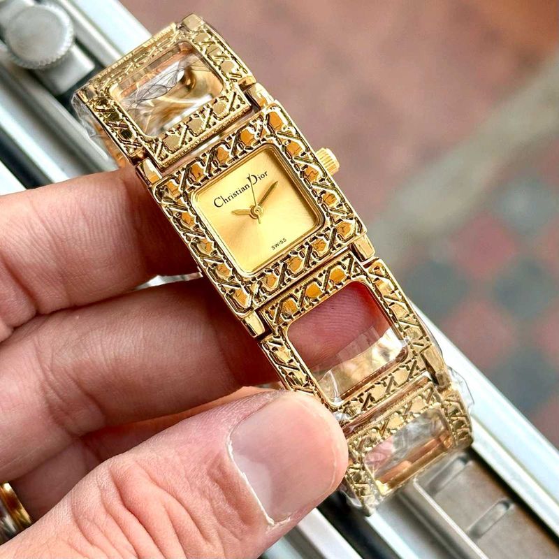 Christian Dior Gold Watch