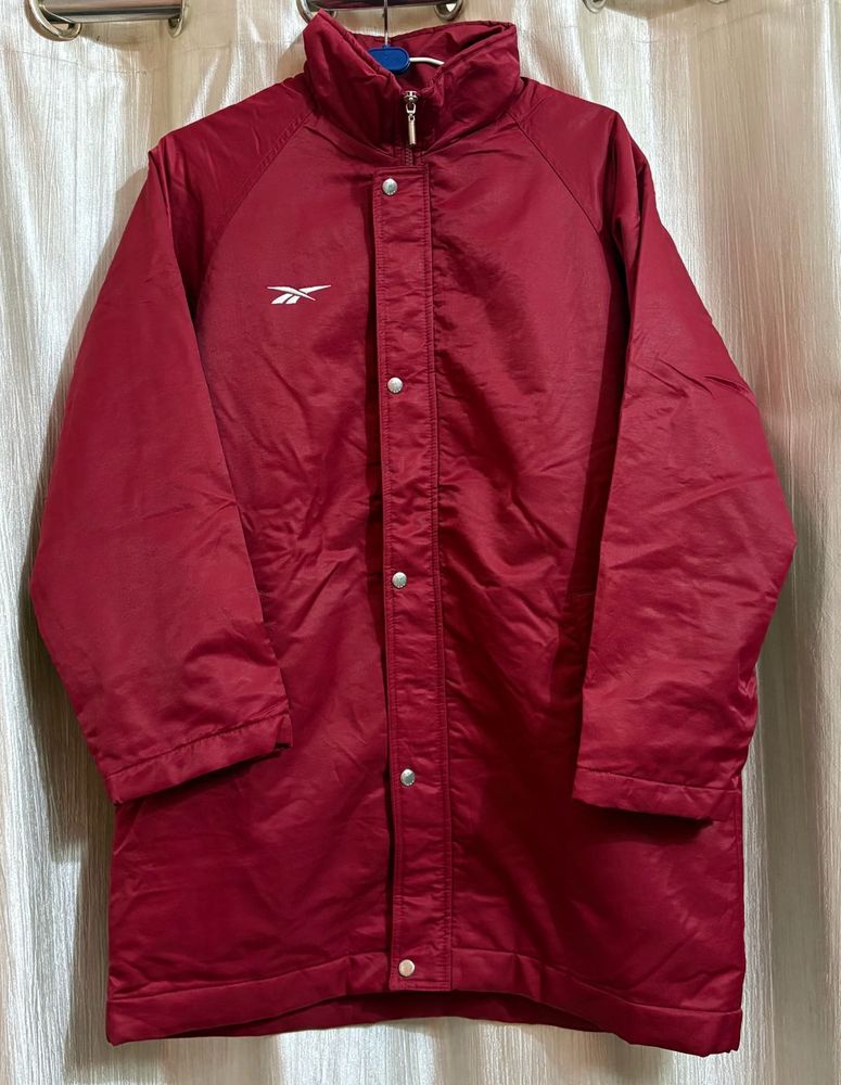 Vintage Red Long Reebok Jacket