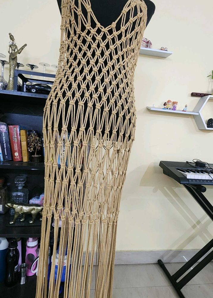 Macrame Cover Up Dress beach wear