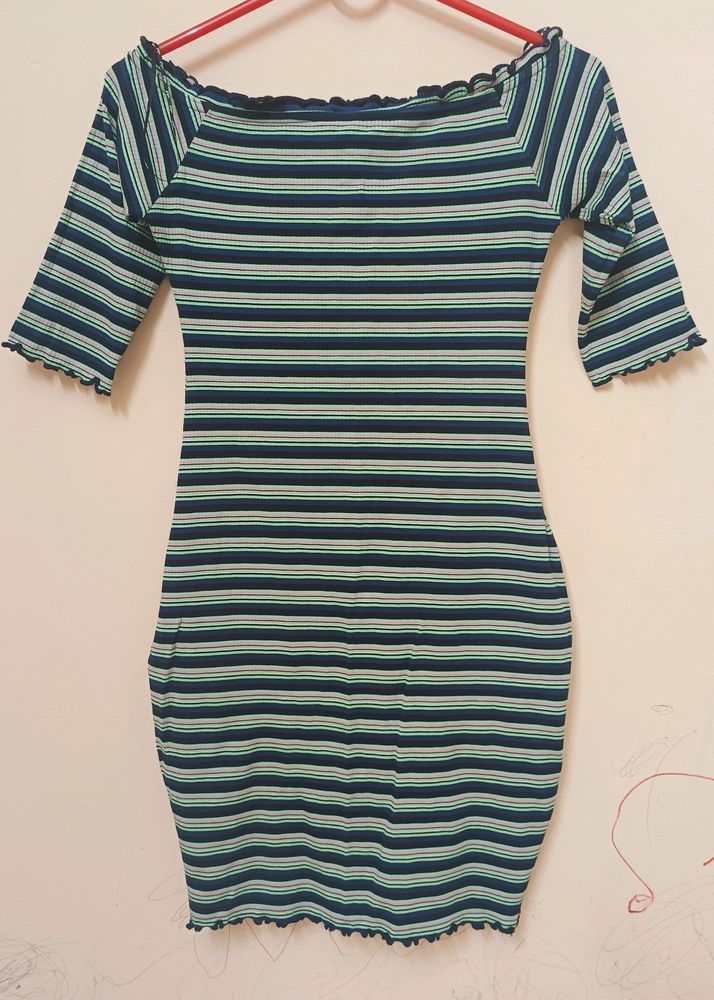New Bodycon Half Shoulder Dress