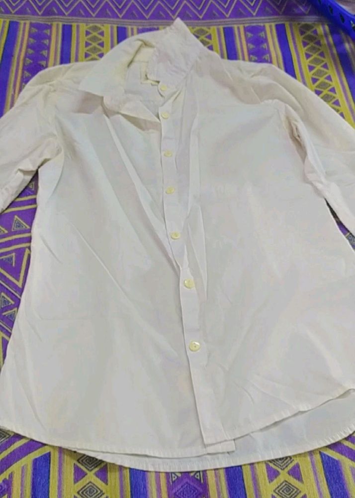 Ladies White Formal Shirt 👔🤍