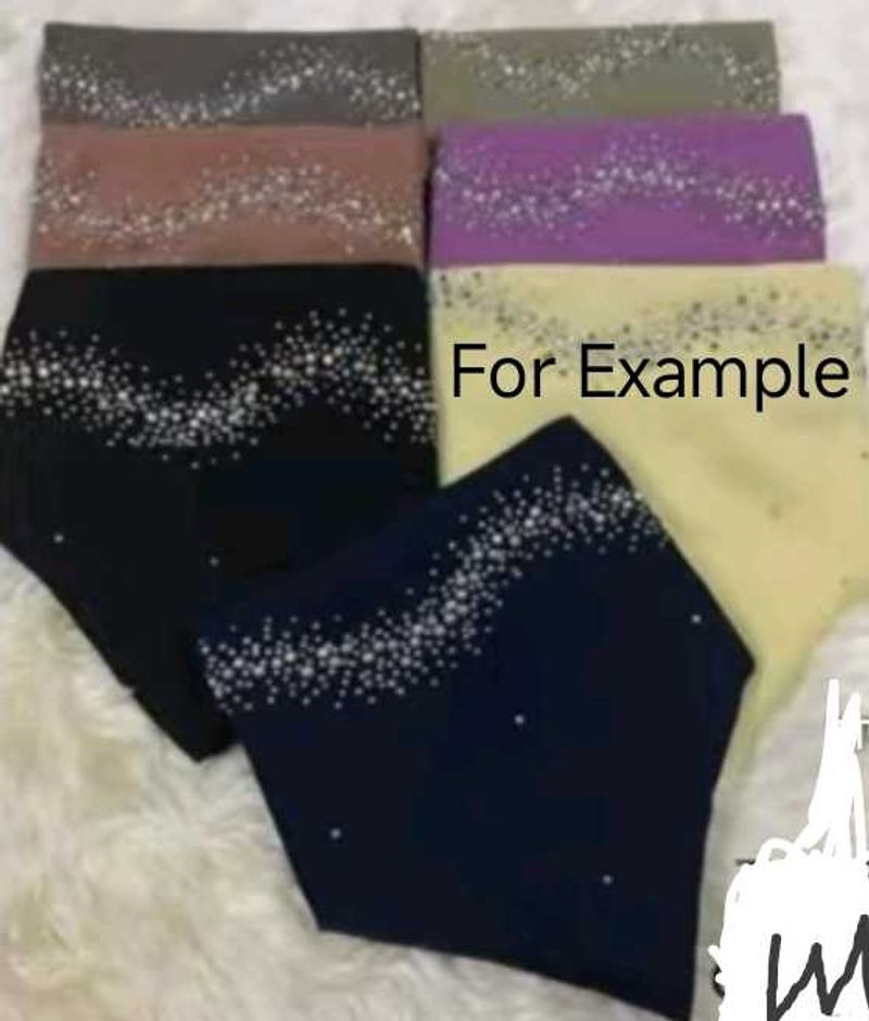 Hot fix stone border design