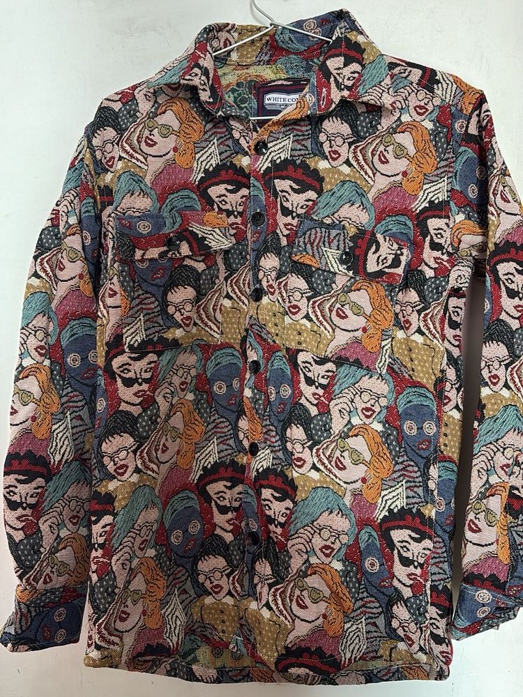 Unique Patterned Button-Down Shirt