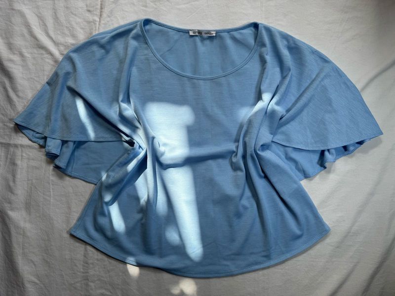 Zara Drop Shoulder Sleeve T-shirt