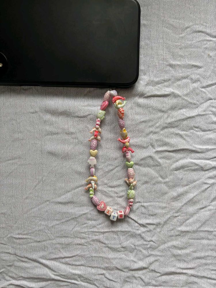 Handmade Colourful Candy Phone Charm Belt