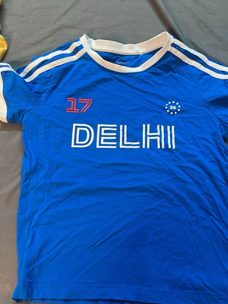 Blue "Delhi" Graphic T-Shirt