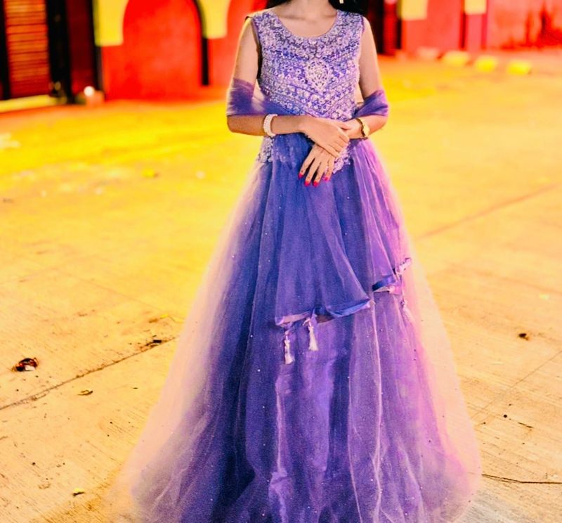 Stunning Purple Evening Gown