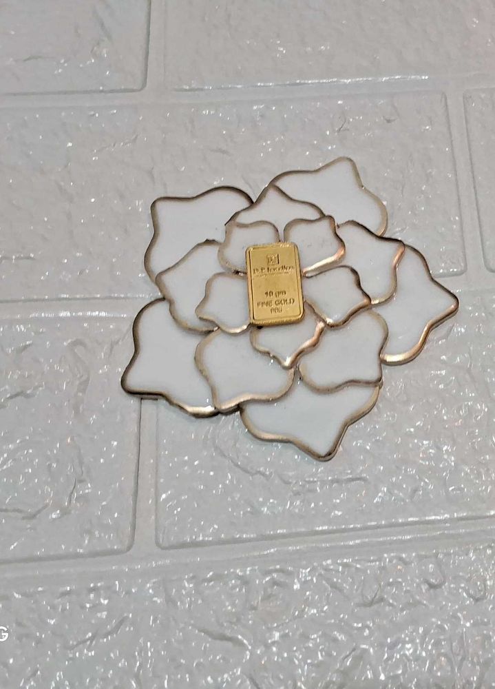 Rose Coin Plates Pack Of 2