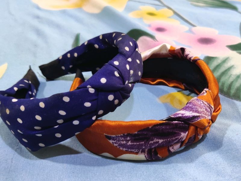 Combo Of 2 Tie Knot Hairbelt