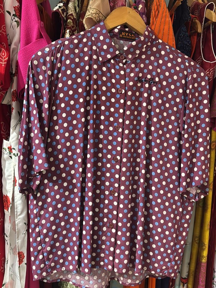 Night Wear Ser With Short And Shirt