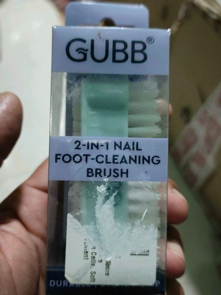 GUBB 2 IN 1 Nail Foot Cleaning Brush