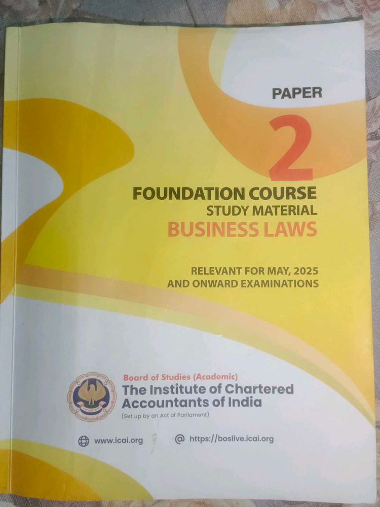 CA Foundation Business Laws Study Material