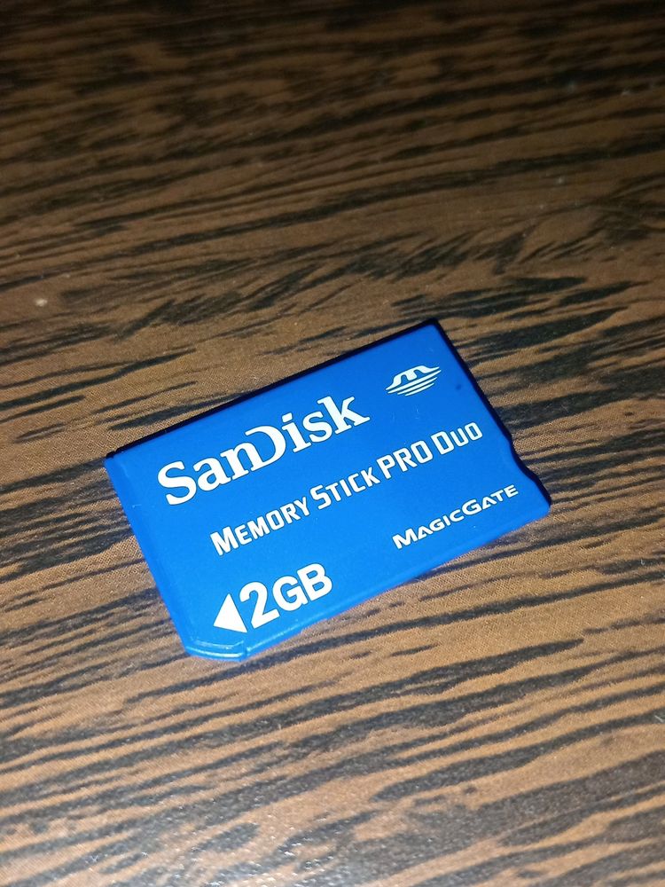 Psp And Camera 2gb Memory Card...