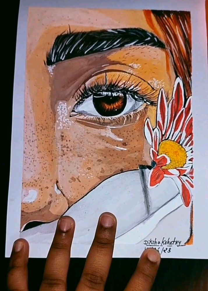 When Eyes Speak Painting