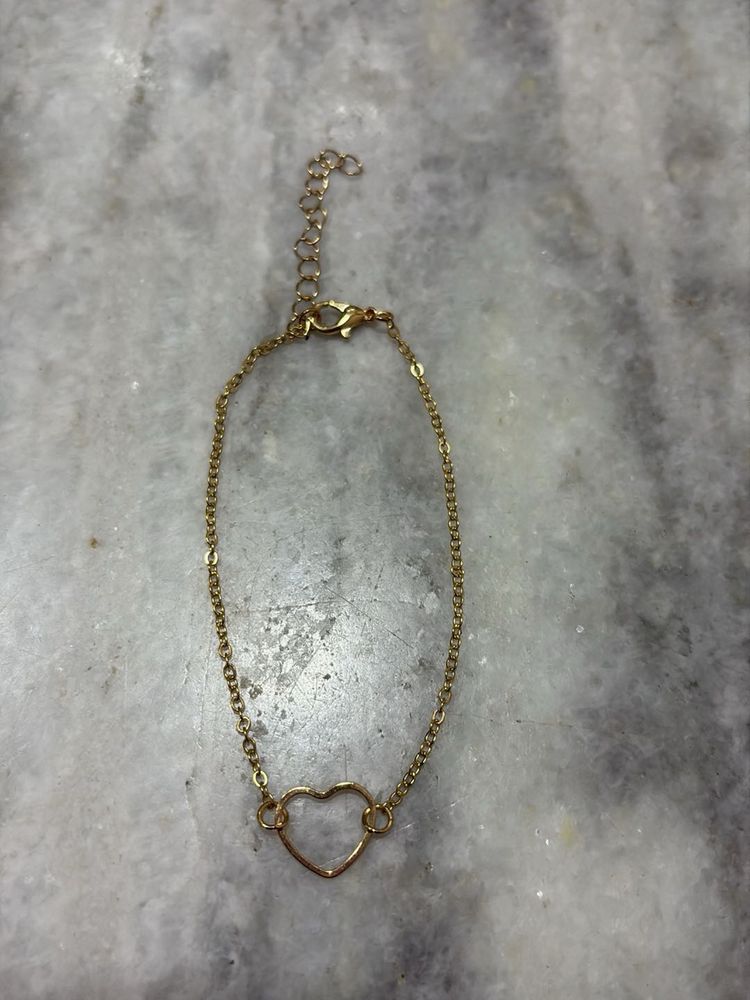 Heart Charm Bracelet