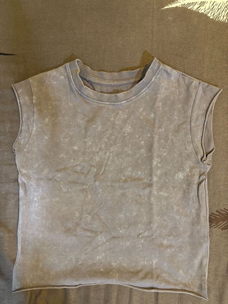 Tie - Dye cropped tee