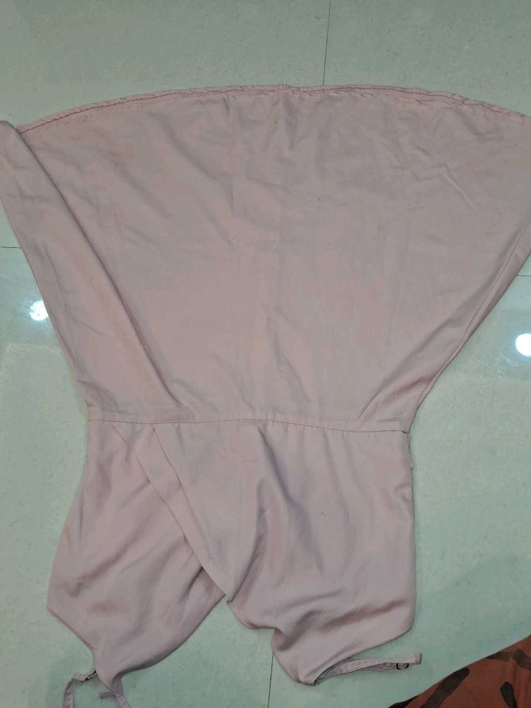 Midi Peach Colur Dress