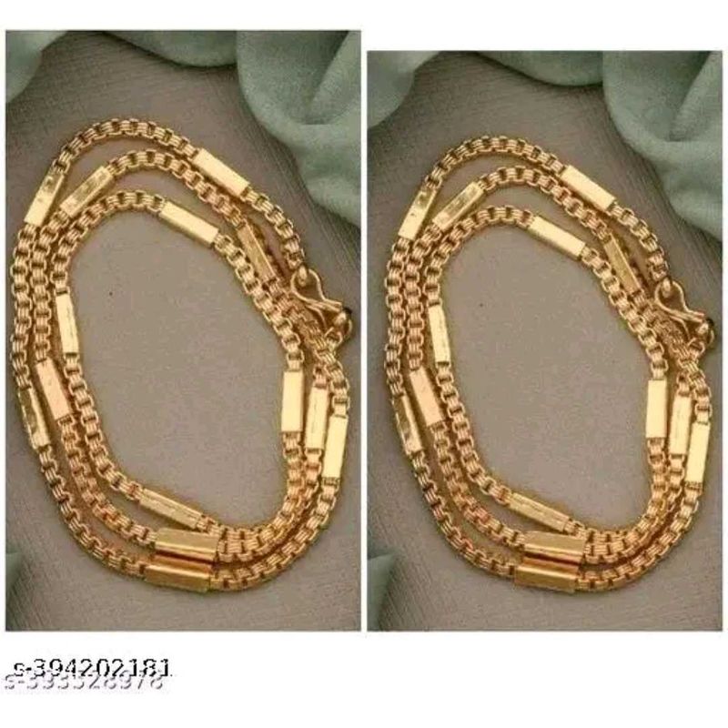 Golden Colour Simple Chain ☺🧡