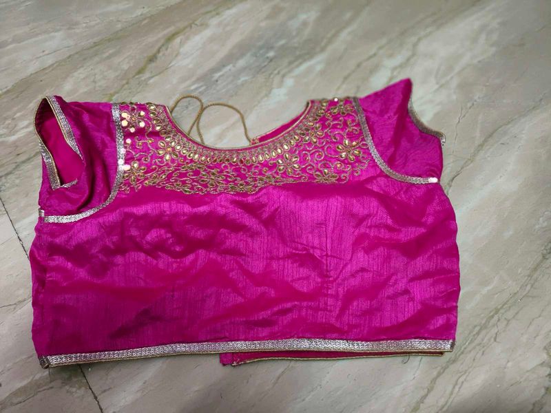 Designer Pink Blouse