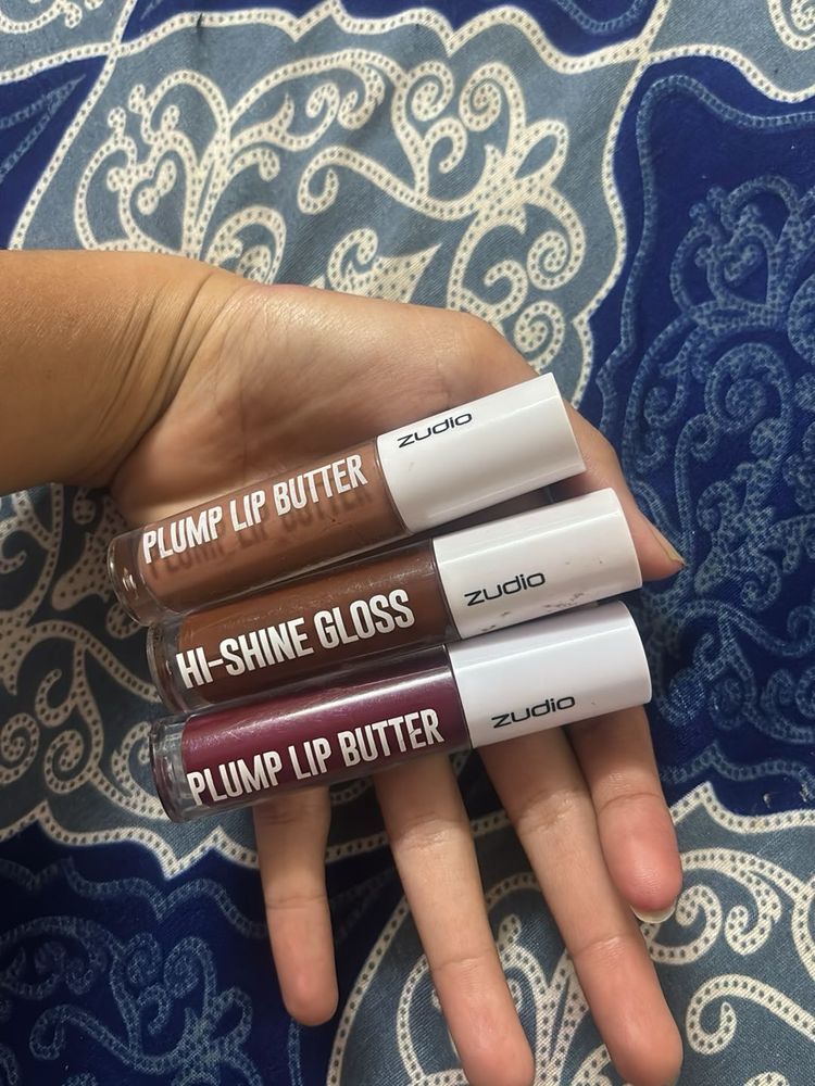 Zudio Lip Gloss &amp; Butter Trio