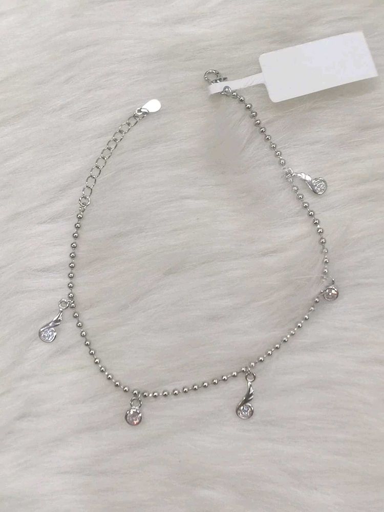 925 Anklet Wth Hallmark (Payal)
