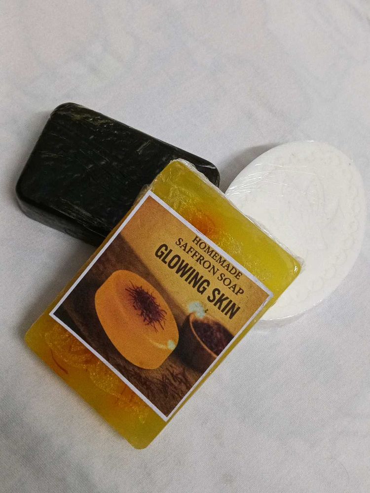 Combo Handmade Soaps. Pack Of 3.