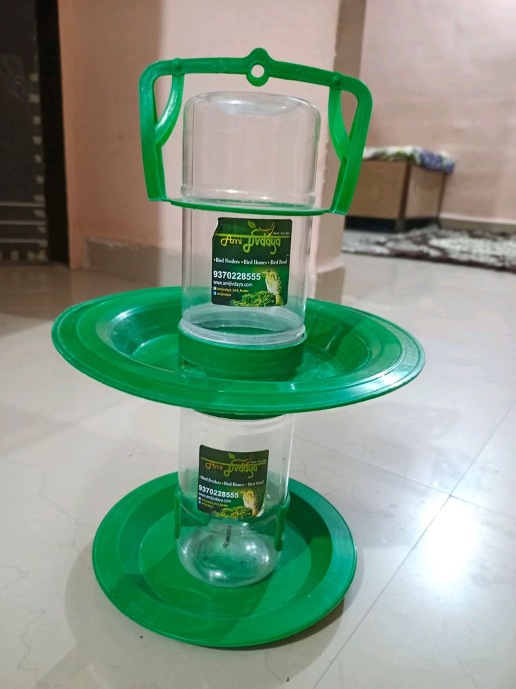 New Bird Food/Water Feeder