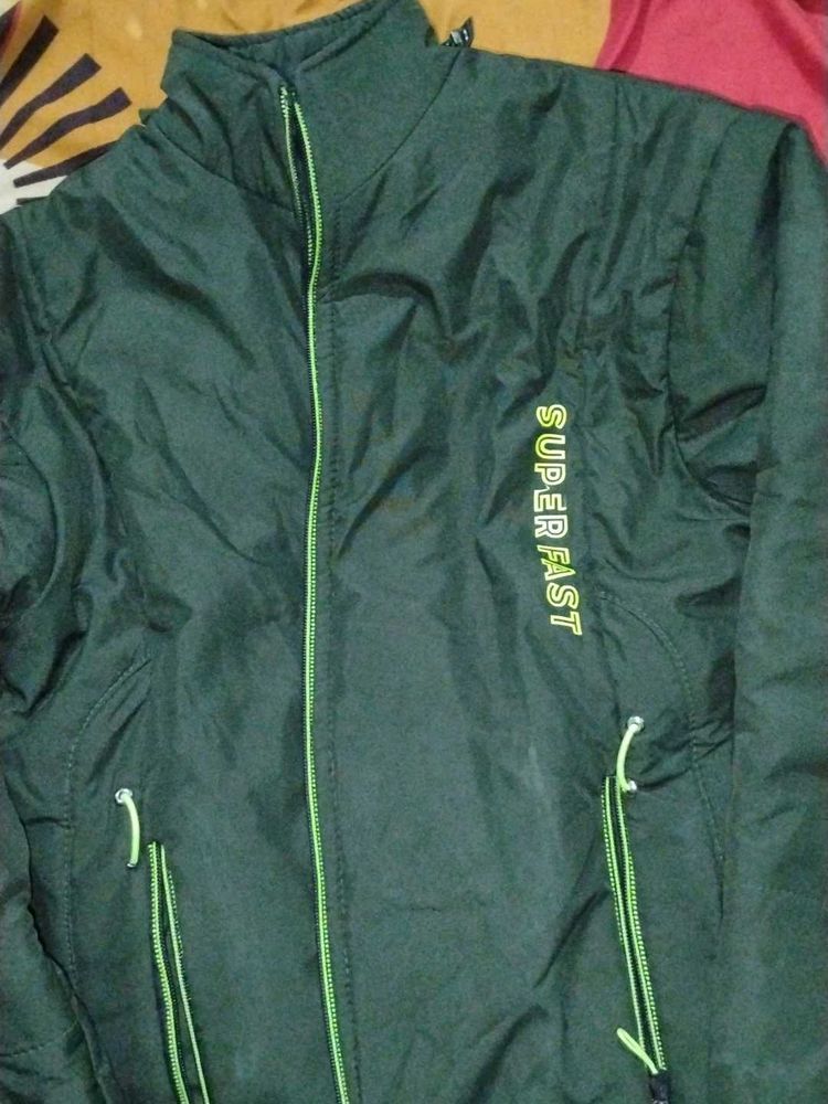 Stylish Dark Green Jacket