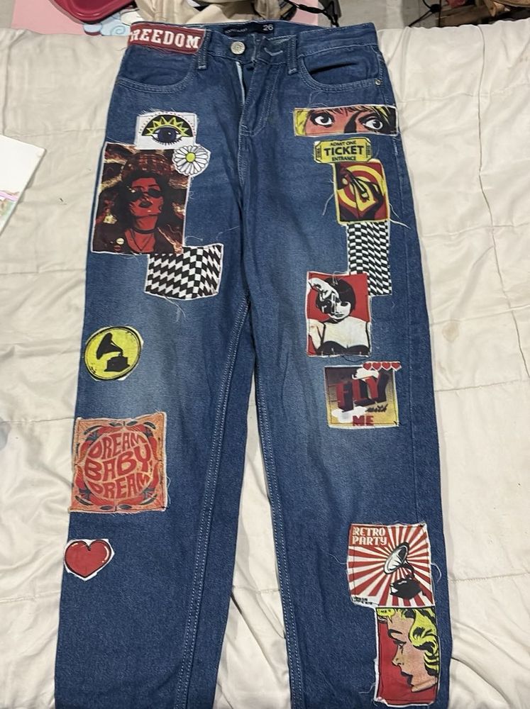 Patchwork Jeans