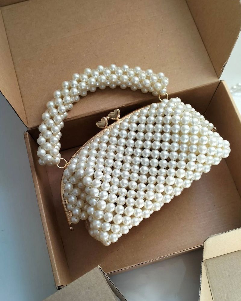 Pearl Embellished Clutch