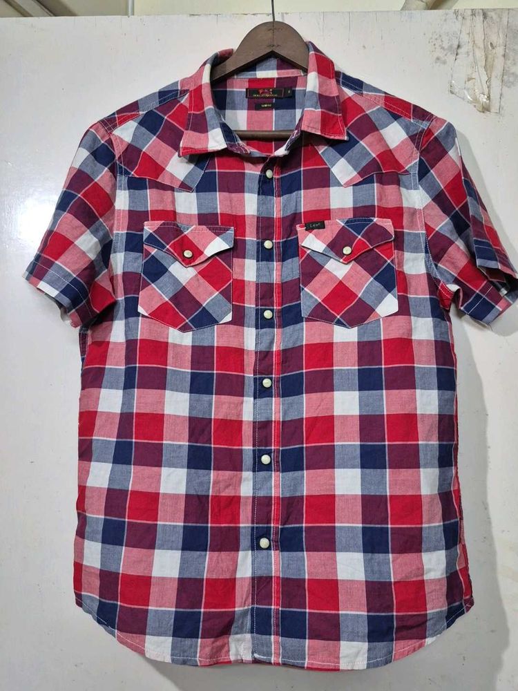 Red &amp; Blue Plaid Shirt