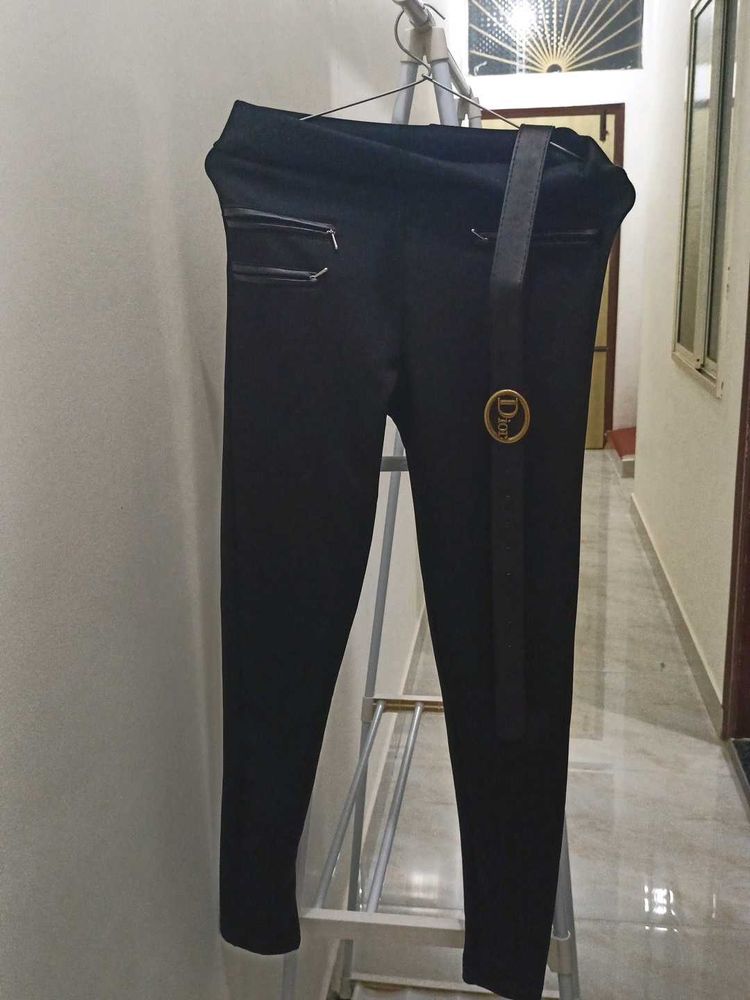 Designer Black Pants
