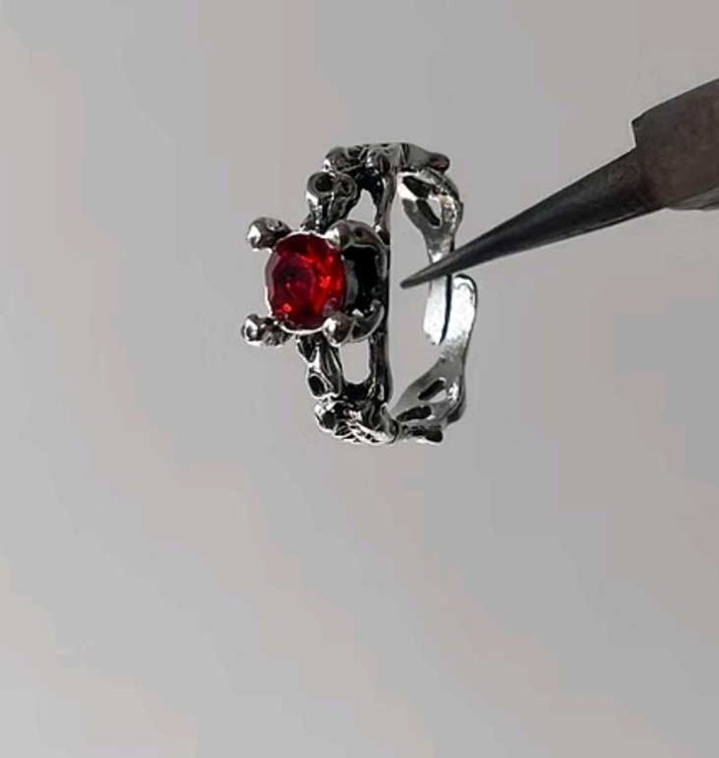 Red Grunge Ring