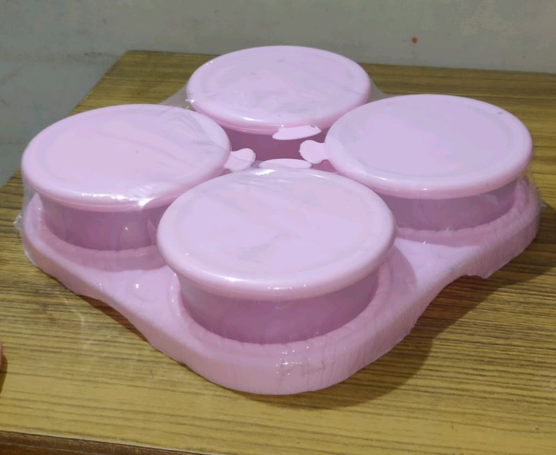 Glass Bowls ( With Tray)