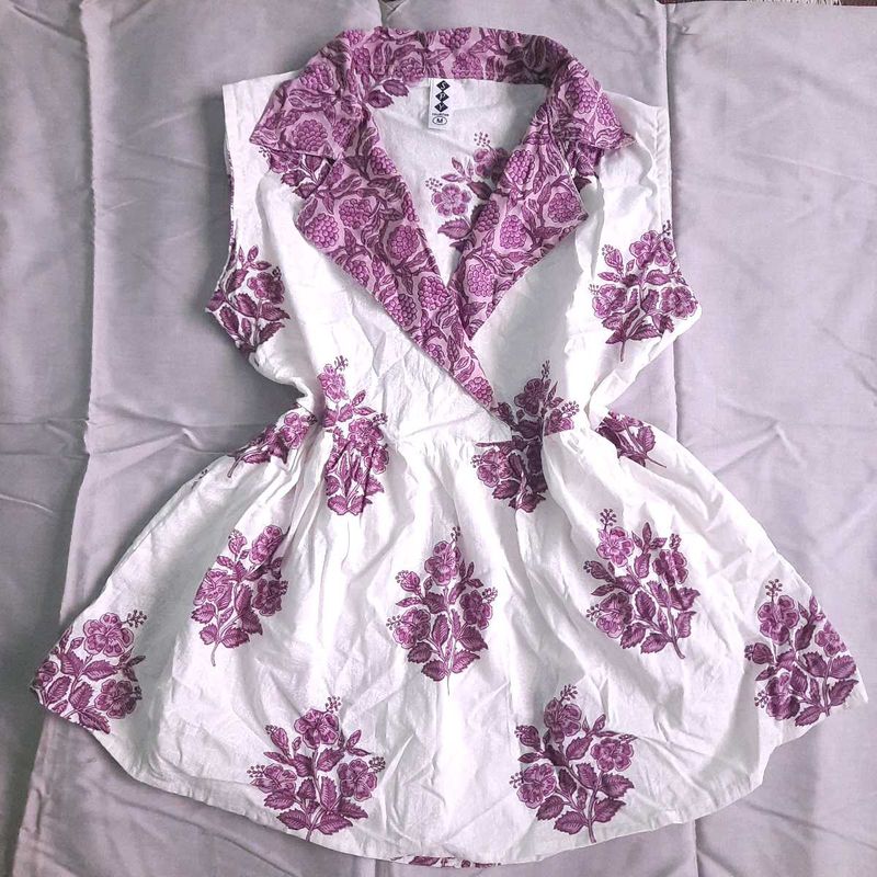 Floral Collared Tunic