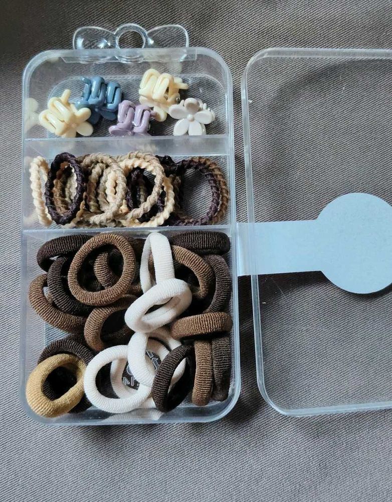 Korean Hair accessories Tie &amp; Clip Set