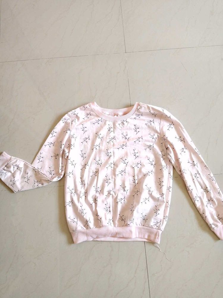 Pink Floral Long Sleeve Shirt