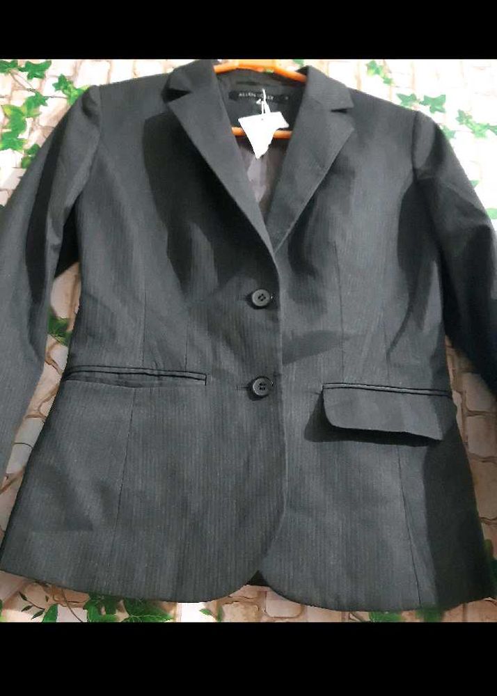 Allen😍Solly Grey Formal Blazer