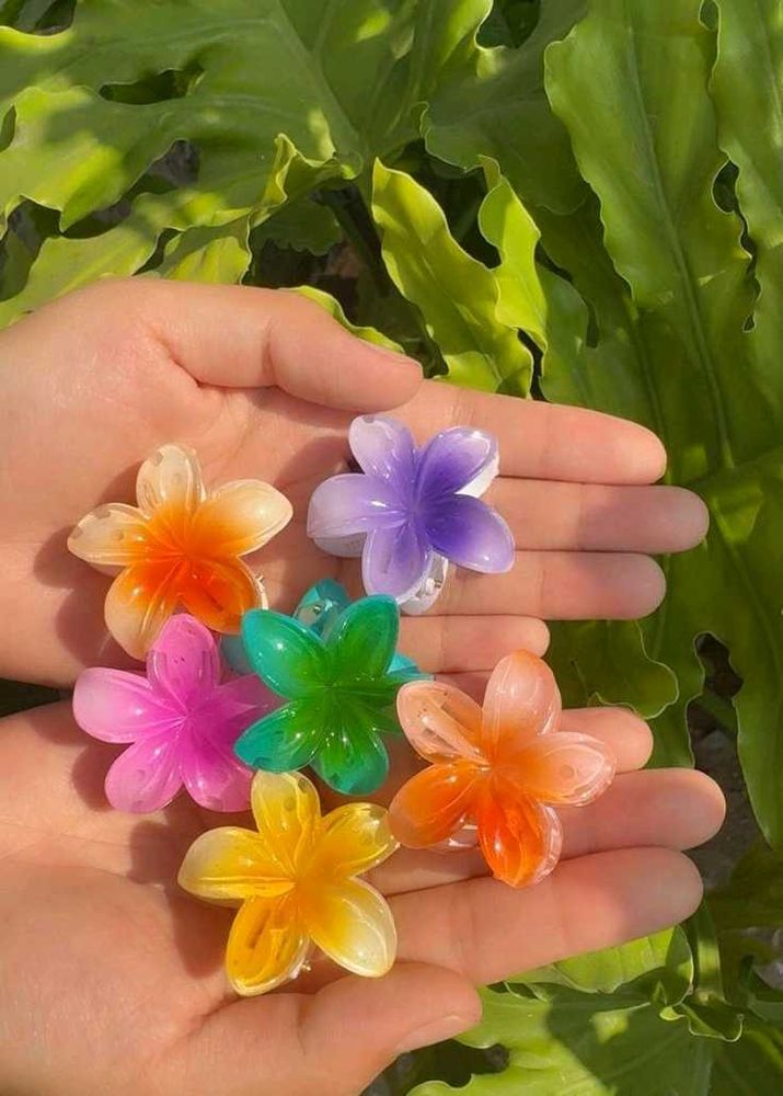 Flower Hair Clips