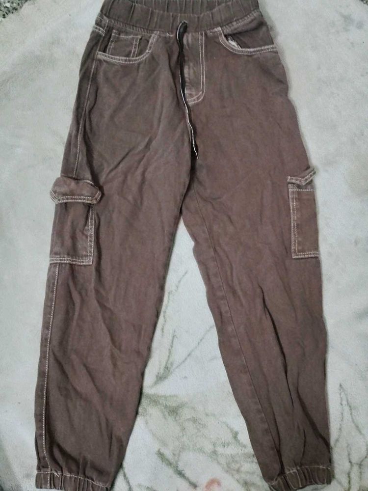 Brown Cargo girls pants