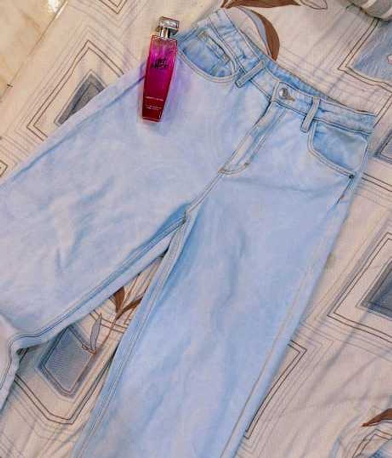 Wide Leg Light Jeans