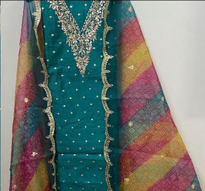 unstitch Dabka Suit