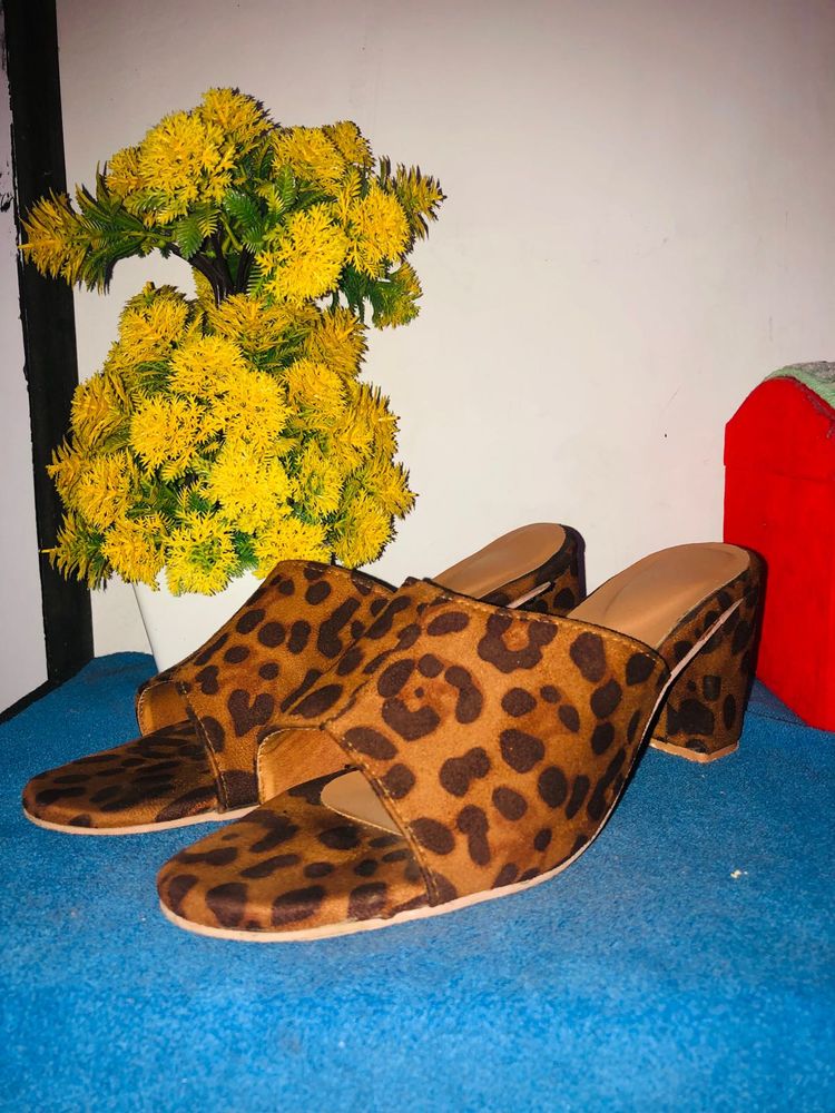Cheetah Print Heels