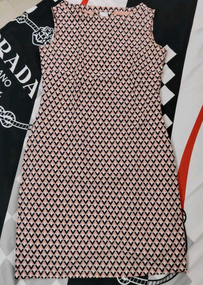 Pink Patterned Dress