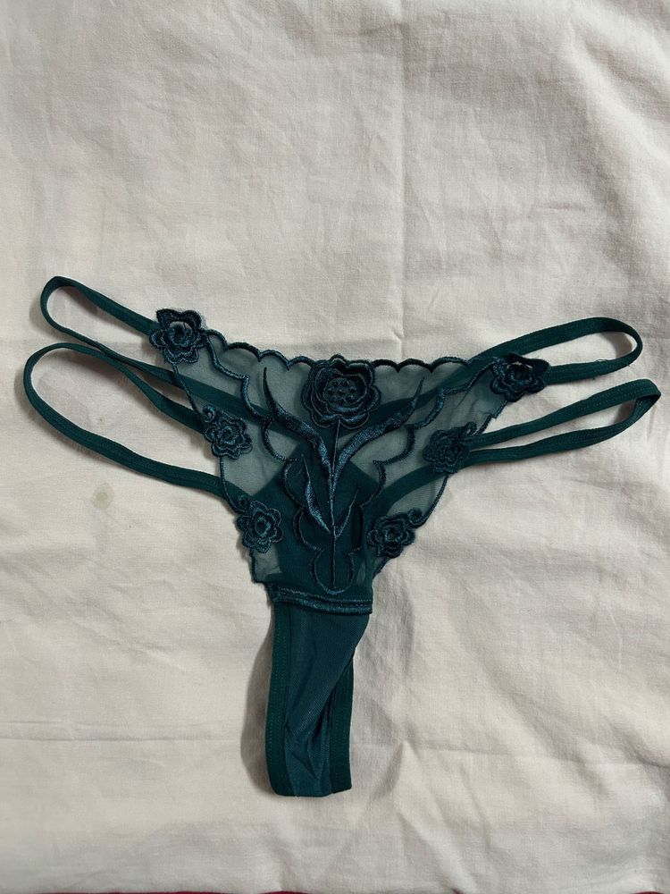Floral Lace Thong