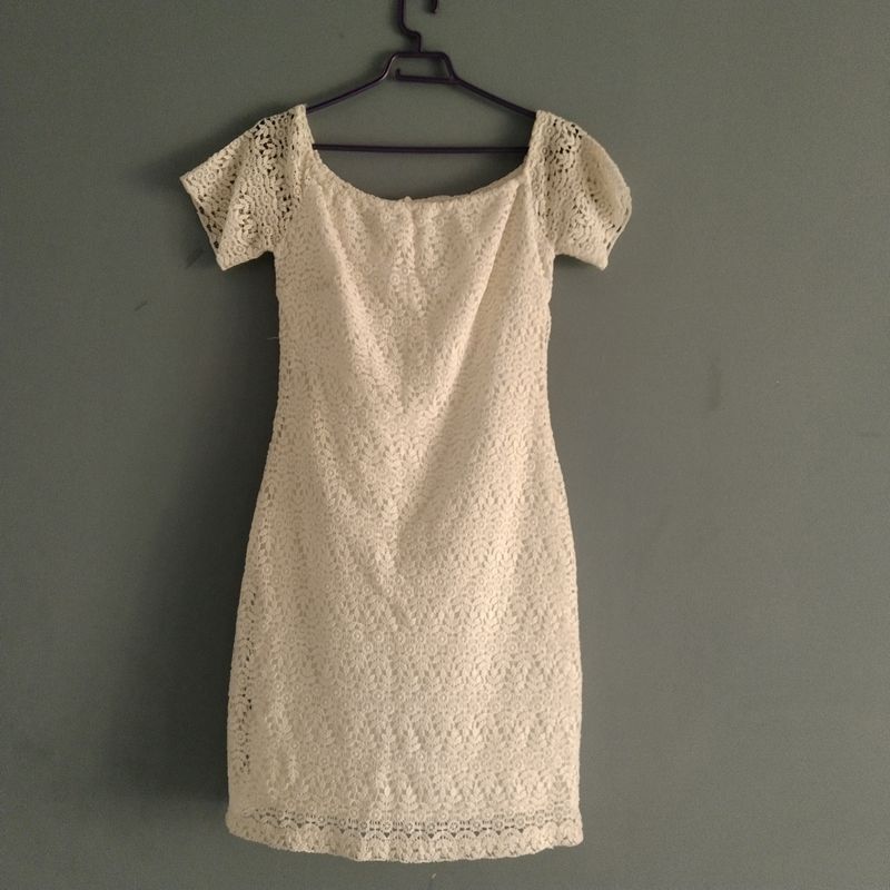 ZARA white Colour One Piece